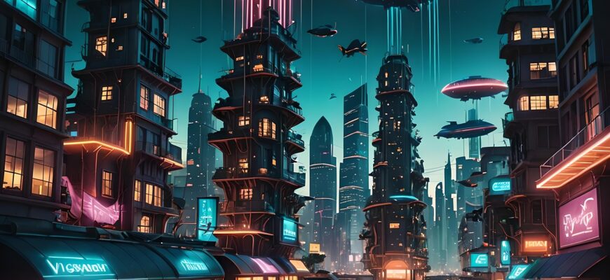 ai generated, futuristic, city